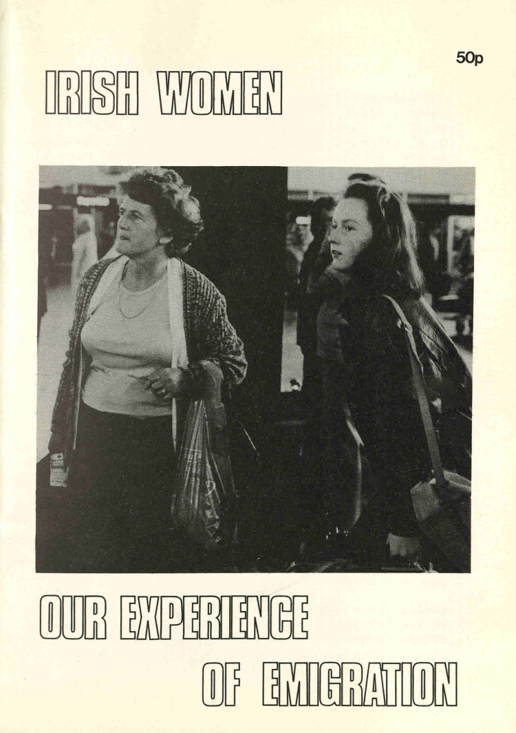 Report of the London Irish Women’s Conference, held at Camden Irish Centre, London, Cover image by Joanne O’Brien, 17 June 1984.