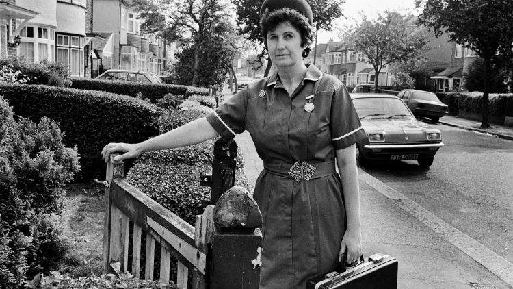 Anne Woods, District Nurse, September 1986.